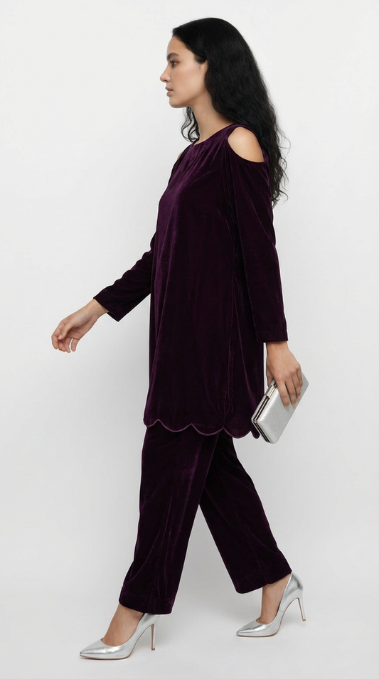 Velora – Velvet Coord Set