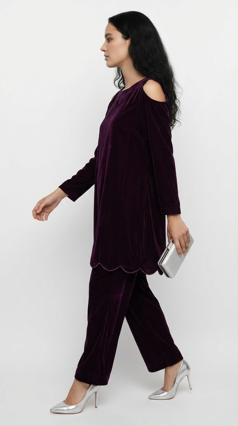 Velora – Velvet Coord Set