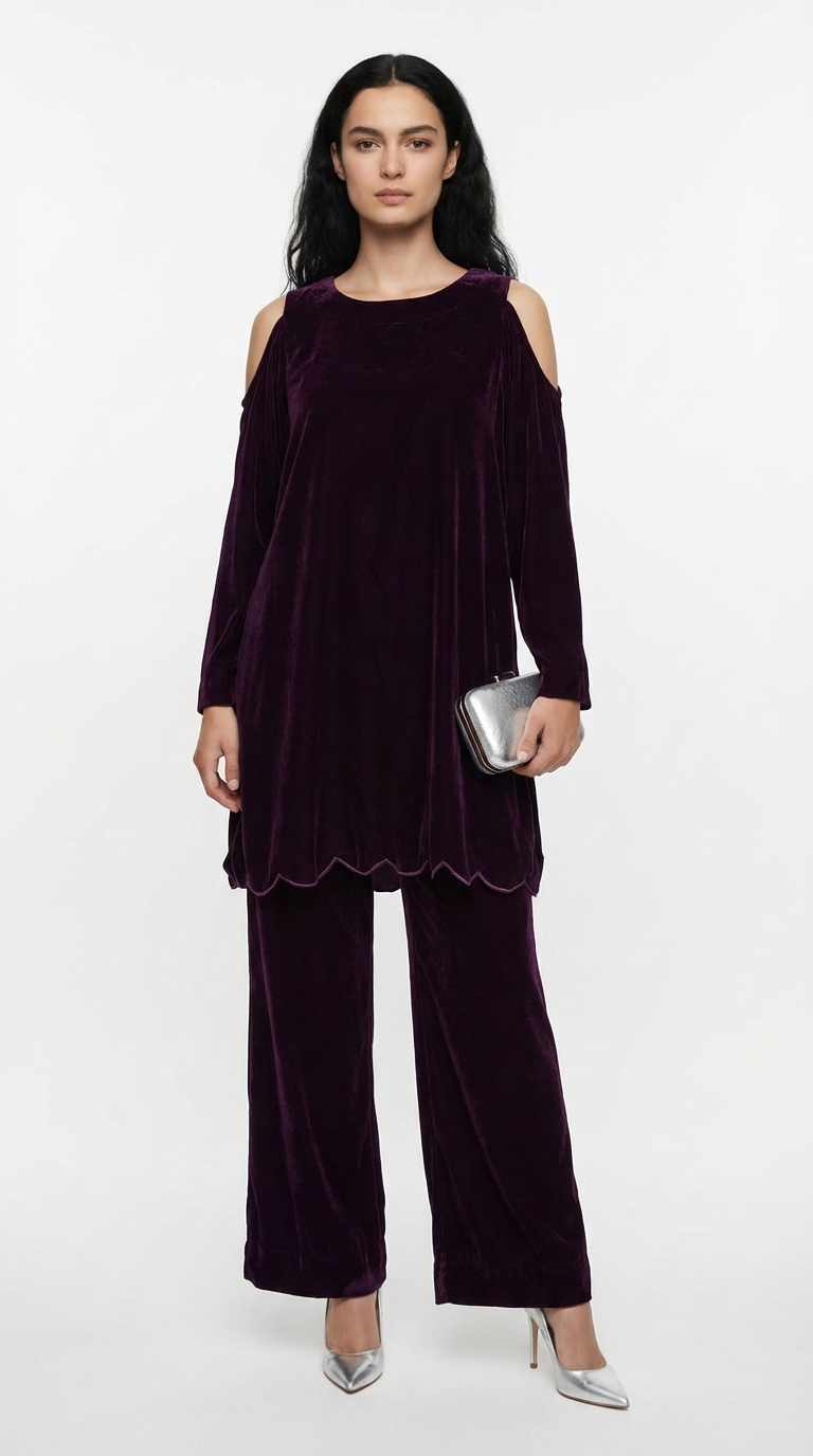 Velora – Velvet Coord Set