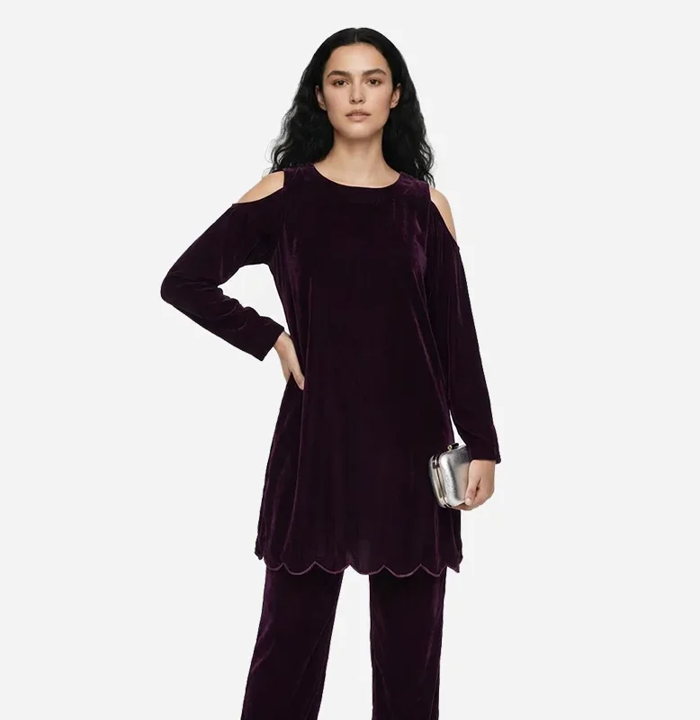 Velora – Velvet Coord Set